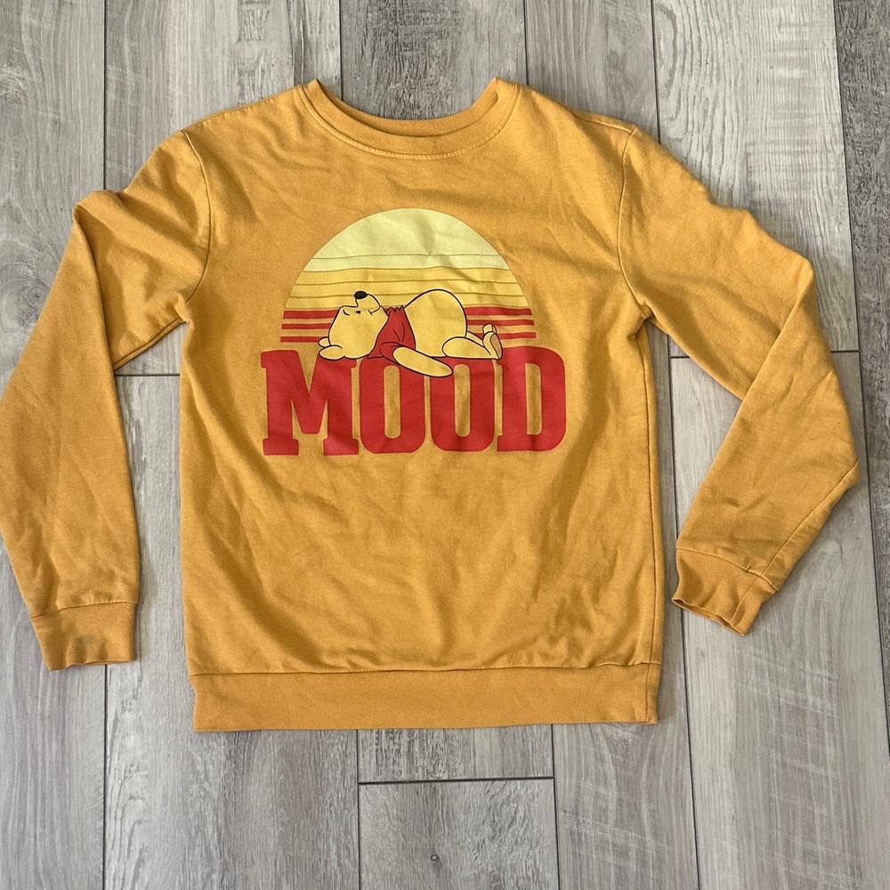 Disney Winnie the Pooh Junior’s Yellow Graphic Sweater